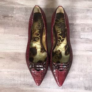 Sam Edelman Snakeskin Flats